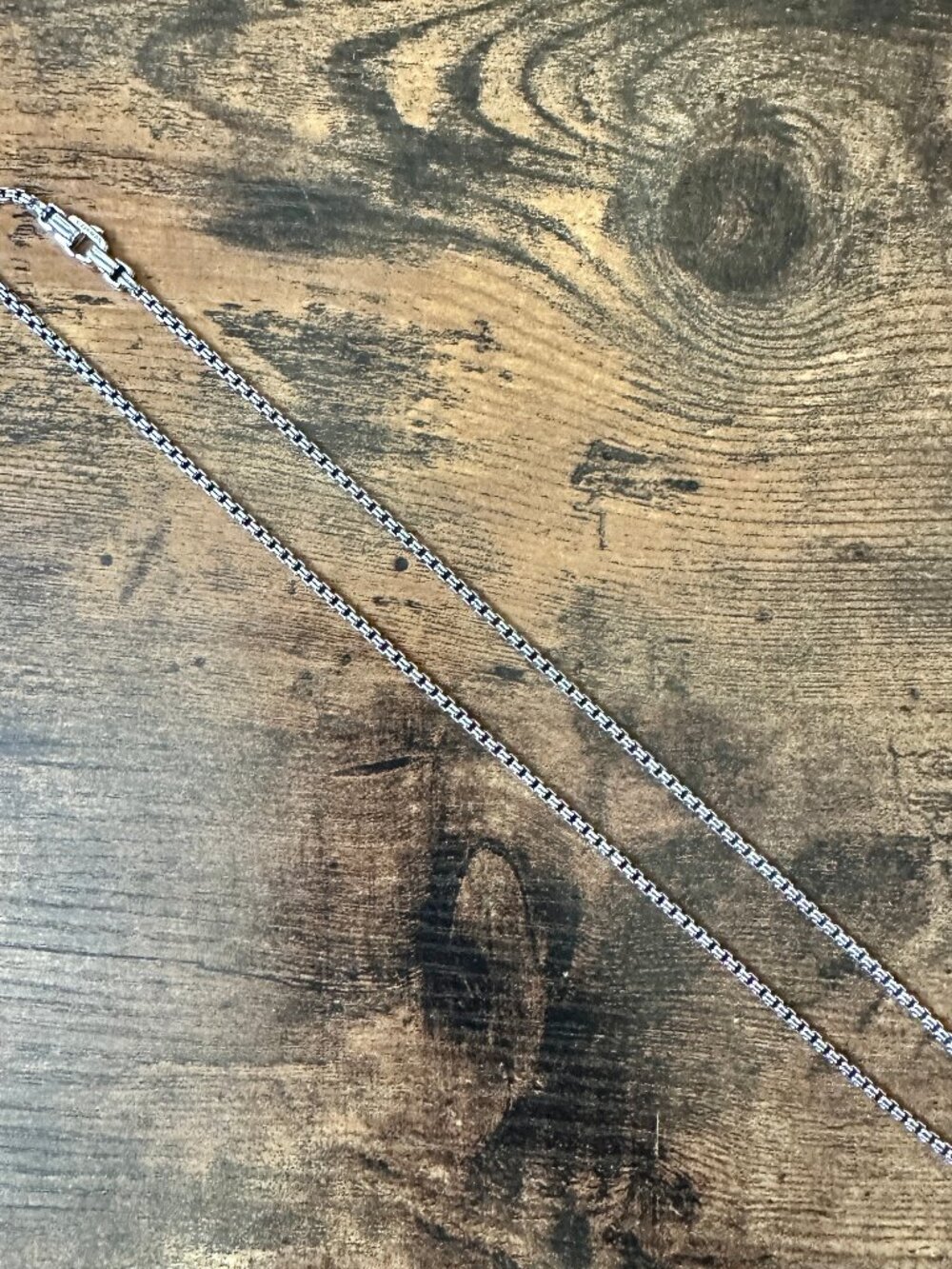 David Yurman Double Box Chain Necklace in Sterling Silver - 2.6mm - 20"
